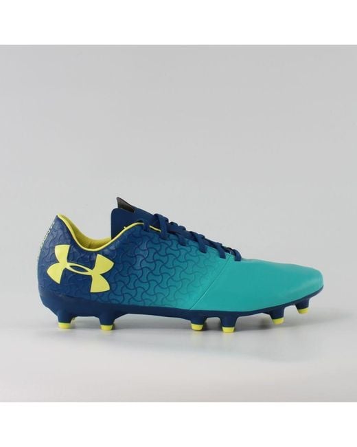 Under Armour Blue Ua Magnetico Select Leather Fg Football Boots for men