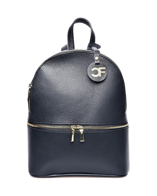 Carla Ferreri Blue Rindsledertasche