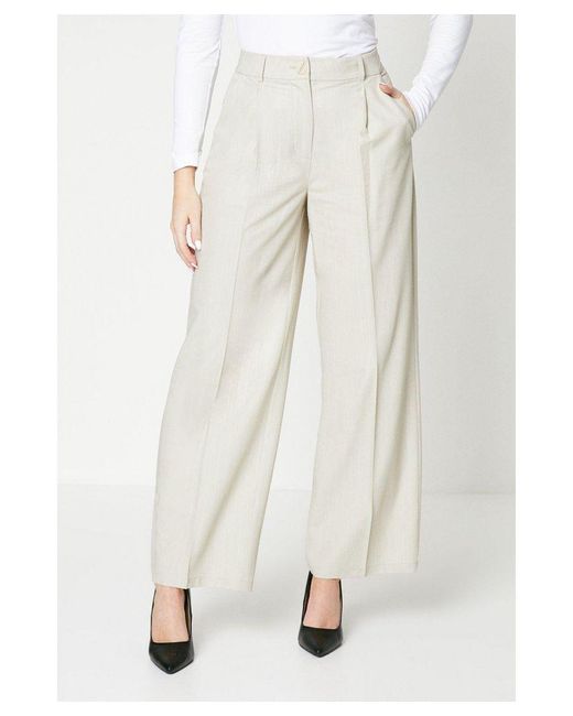 Dorothy Perkins White Stripe Trouser