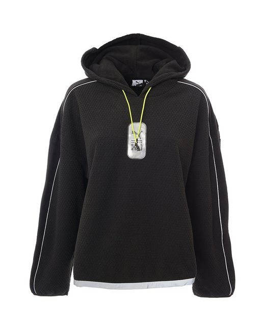 PUMA Black Polar Fleece Top