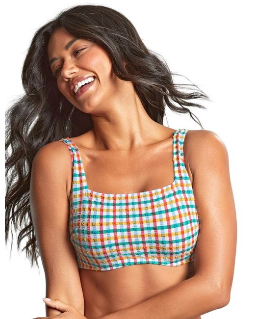Panache Multicolor Sw1862A Gina Square Crop Bikini Top