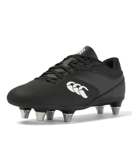 Canterbury Black Phoenix Raze 2023 Soft Ground Rugby Boots for men