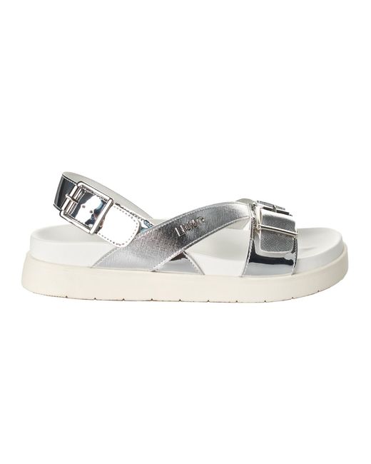 Liu Jo White 4A4727Ex257 Platform Sandals