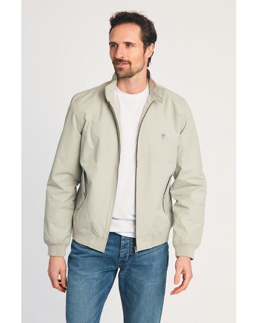 French Connection Natural Funnel Neck Harrington Jacket for men