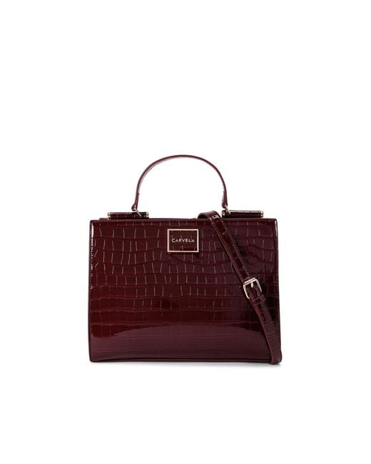 Carvela Kurt Geiger Purple Jessica Midi Tote 2 Bag