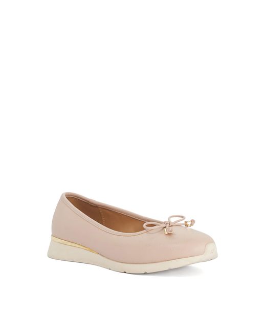 Dune Pink Highline Casual Ballet Flats