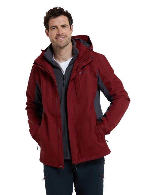 Mountain Warehouse Red 'Thunderstorm' 3 for men