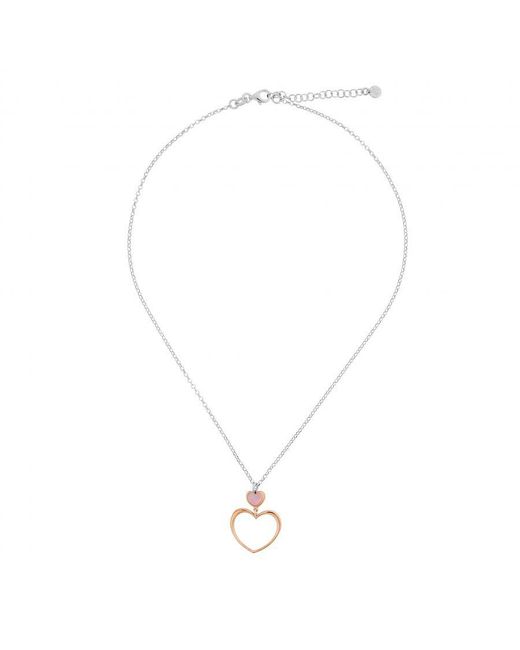 Orphelia Metallic 'Mada' 925 Sterling Chain With Pendant