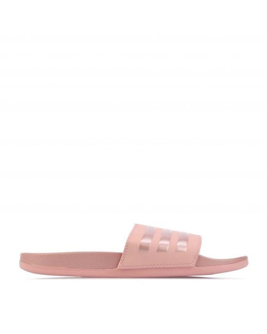 Adidas Pink S Adilette Comfort Slides