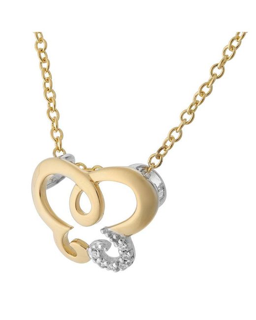 Orphelia Metallic 'Joya' 925 Sterling Set: Chain-Pendant + Earrings