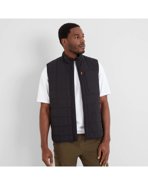 TOG24 Black Elliot Padded Gilet for men