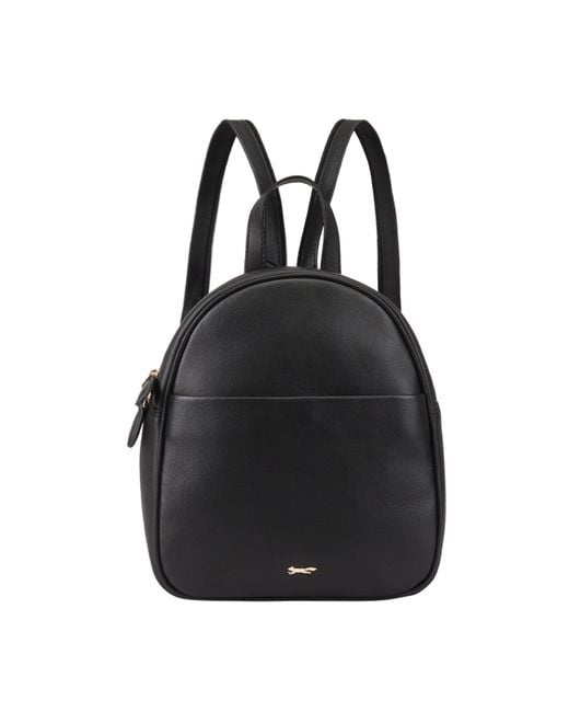 Paul Costelloe Black Volga Leather Backpack