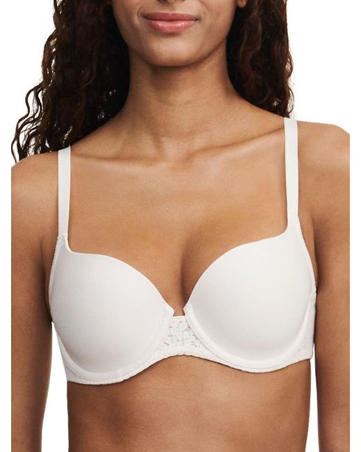 Chantelle White Norah Covering T-Shirt Bra
