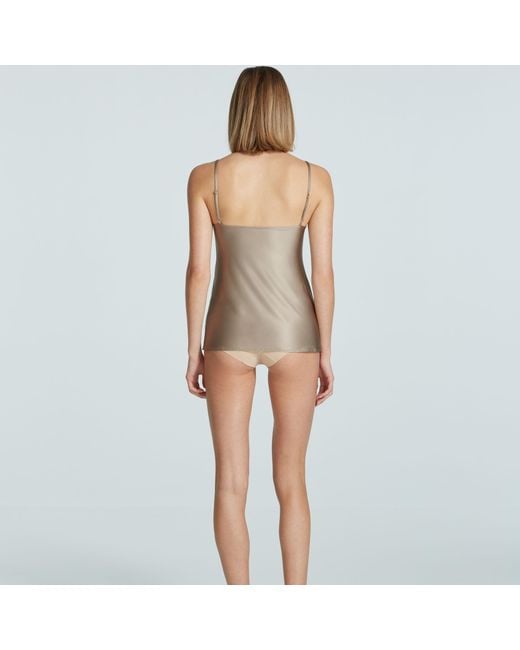 Commando Green Faux Silk Cami