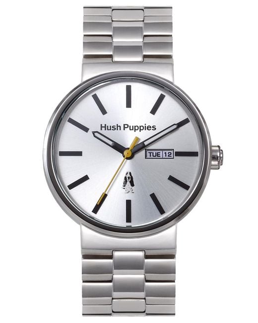 Hush Puppies Gray Signature Watch Stainless Steel for men