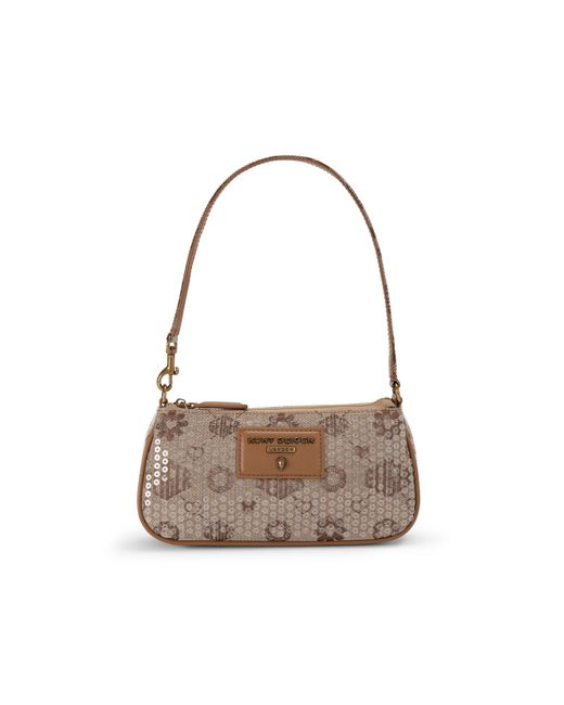 Kurt Geiger Brown Highgate Sm Wristlet Bag