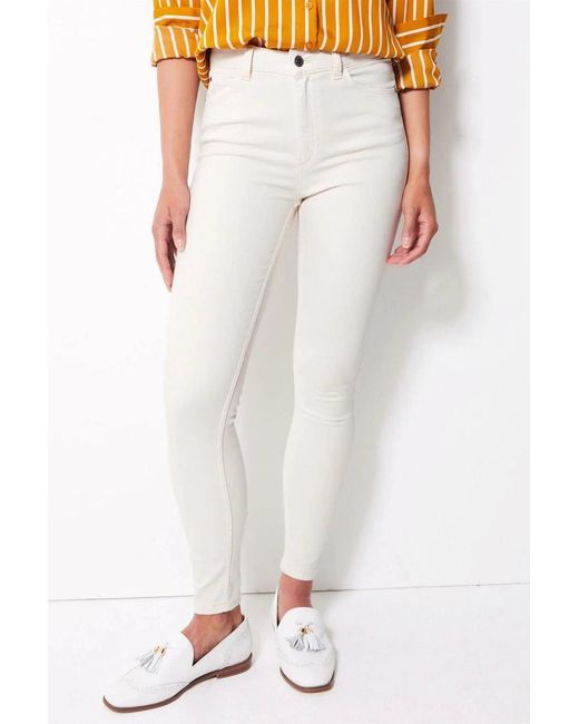 Secret Label White Tencel Super Skinny Coloured Jeans