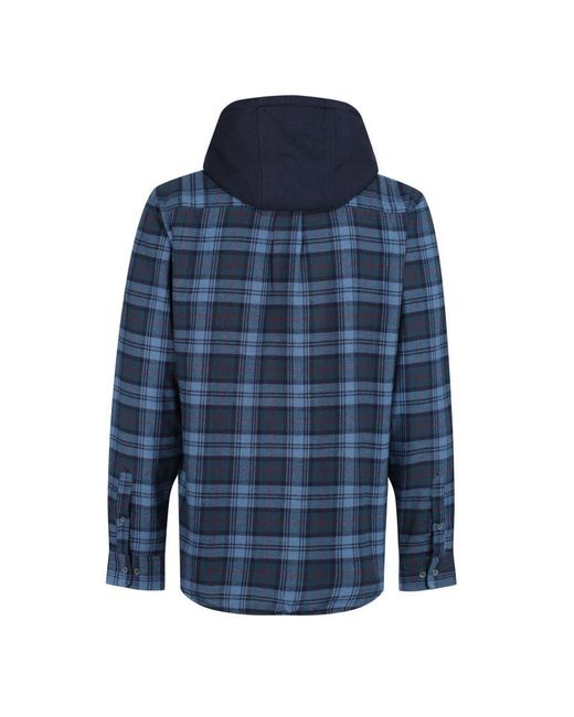 Regatta Blue Tactical Siege Checked Jacket for men