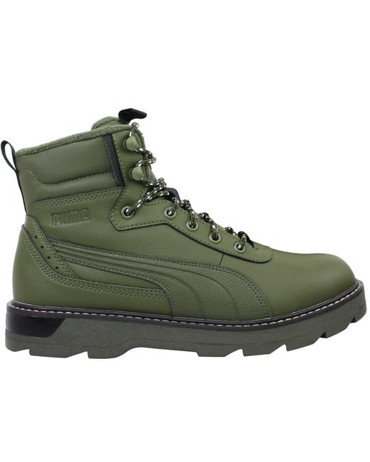 PUMA Green Winterstiefel Desierto V3 Boots Synthetic Leather for men