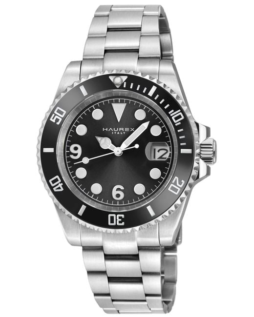 Haurex Italy Gray 4A512Unn Barracuda Automatic Watch for men