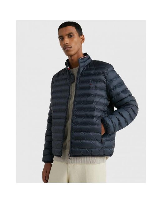 Tommy Hilfiger Blue Core Packable Circular Jacket for men