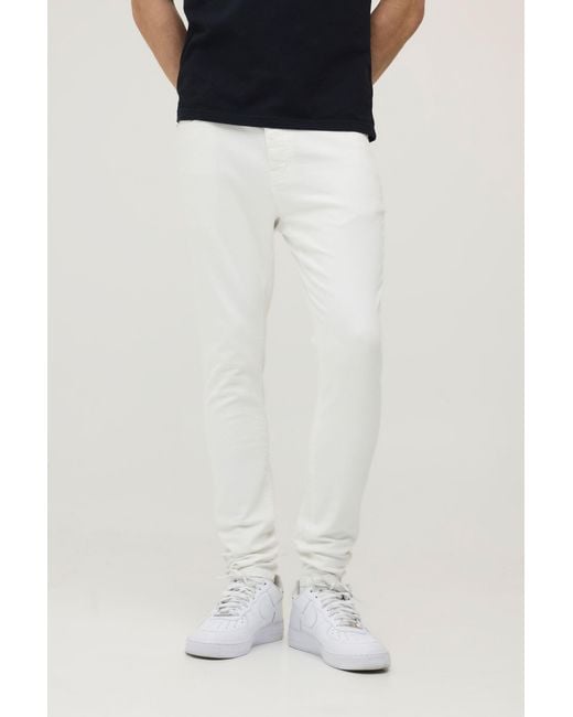 BoohooMAN Black Basic Skinny Fit Jeans for men