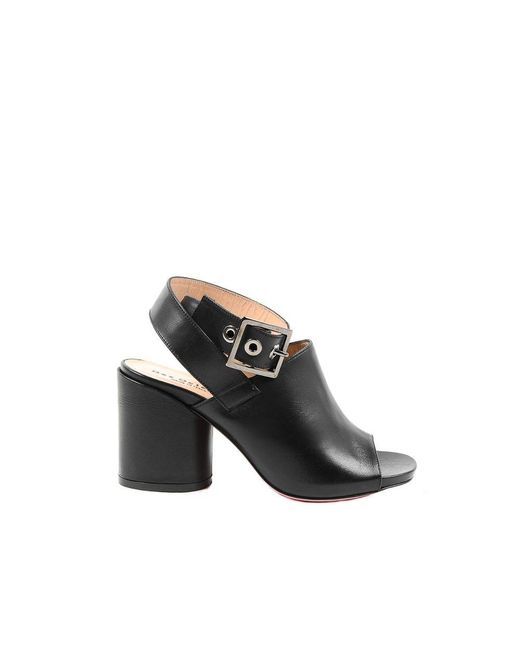 Dee Ocleppo Black Leather Sandal