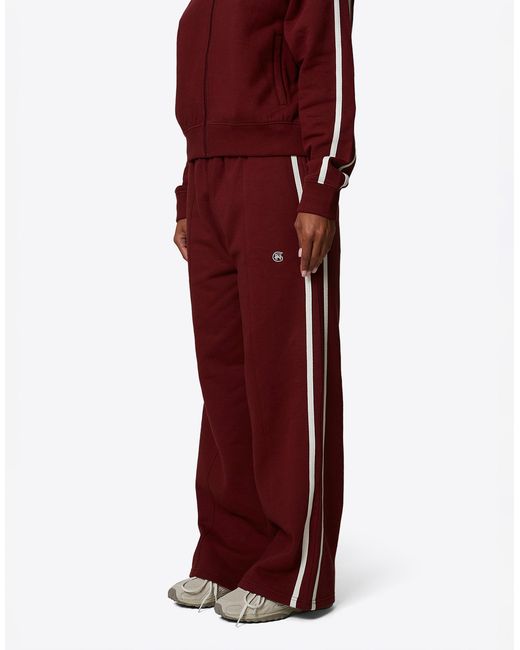 Good For Nothing Red Wide Leg Sport Jogger