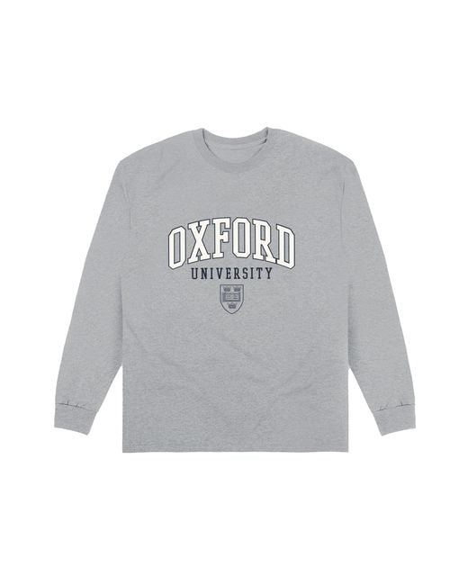Park Fields Gray Oxford Heritage Varsity Crest Light Heather Sweatshirt