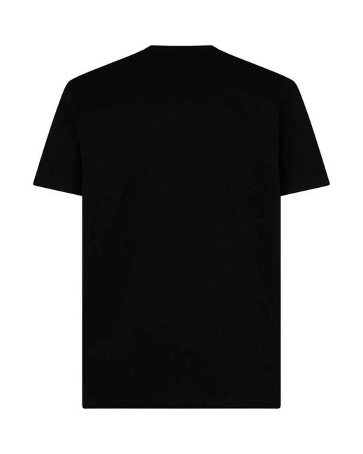 DSquared² T-shirt Met Gebogen Iconenprint In Zwart in het Black voor heren