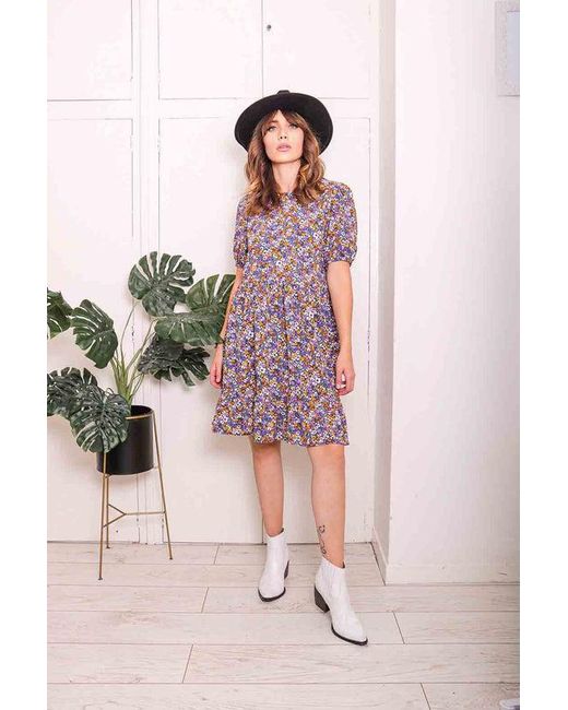 Urban Bliss Pink Multi Lennox Mini Smock Dress