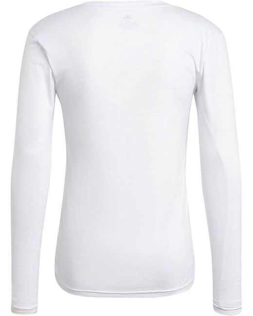 Adidas White Base First Layer Top for men