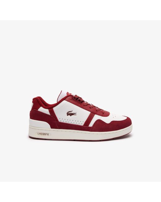 Lacoste Red T-Clip Trainers for men