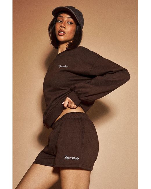 DSGN Studio Black Sweat Short