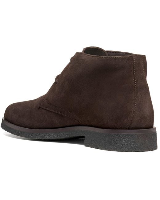 Geox Brown U Claudio Leather Ankle Boots for men