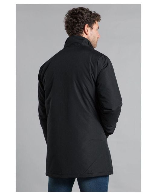 Kensington Eastside Gray Funnel Neck Button-Up Coat for men