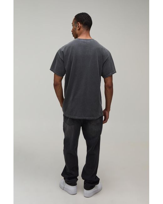 BoohooMAN Gray Oversized Star Wars License Print T-Shirt for men