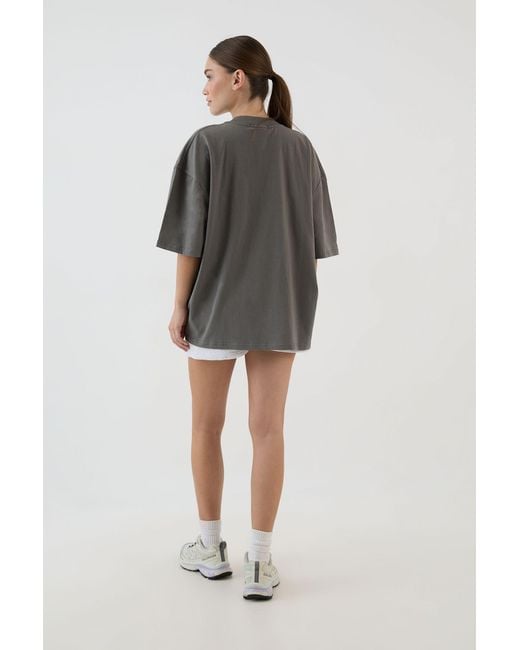 DSGN Studio Gray Sports Club Heavyweight Oversized T-Shirt