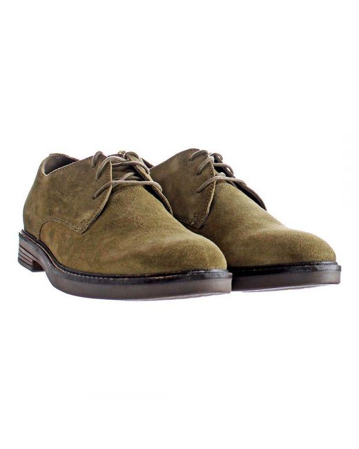 Clarks Brown Paulson Plain Shoes Leather (Archived) for men