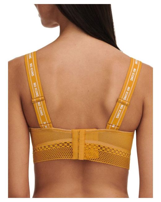 Chantelle Orange No Icons Bandeau Foam Bra