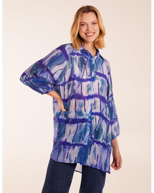 Blue Vanilla Blue Tie Dye Shirt