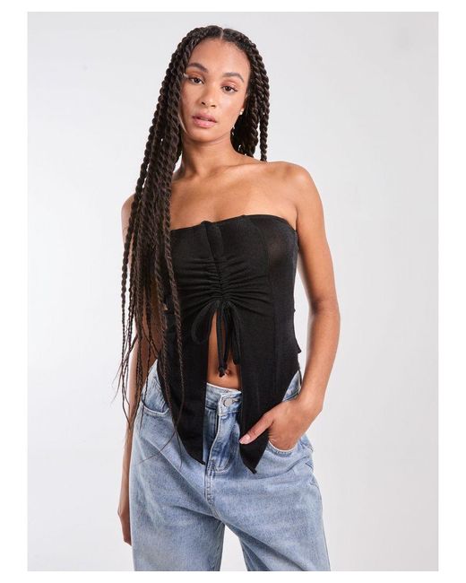 Pink Vanilla Blue Butterfly Effect Top