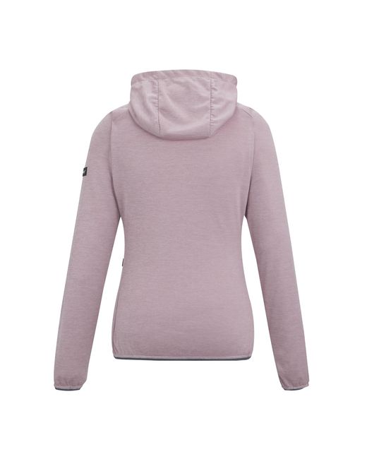 Regatta Purple Ladies Ferna Stretch Hooded Fleece Jacket (Powder Lilac)