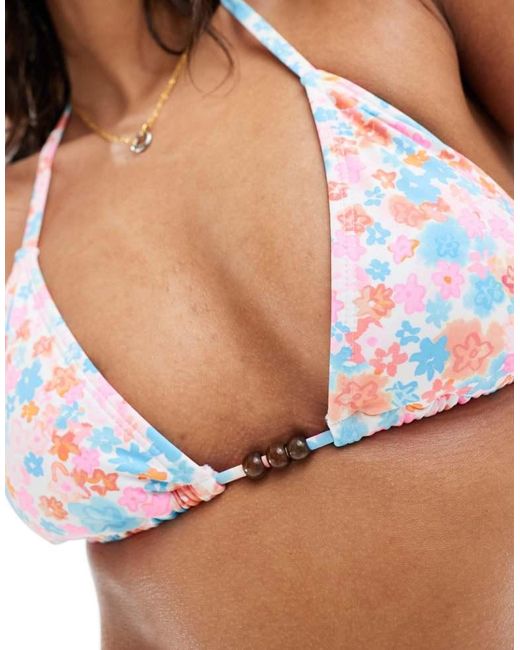 Cotton On Brown Triangle Bikini Top