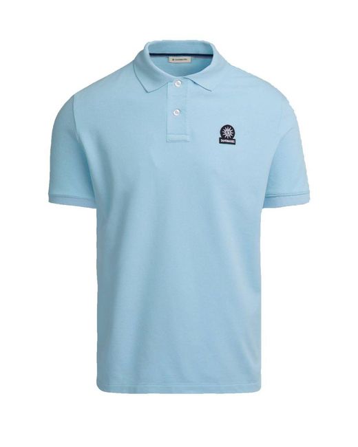 Sandbanks Blue Badge Logo Polo Shirt Crystal for men