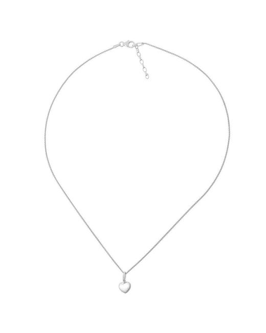 Orphelia Metallic 925 Sterling Chain With Pendant