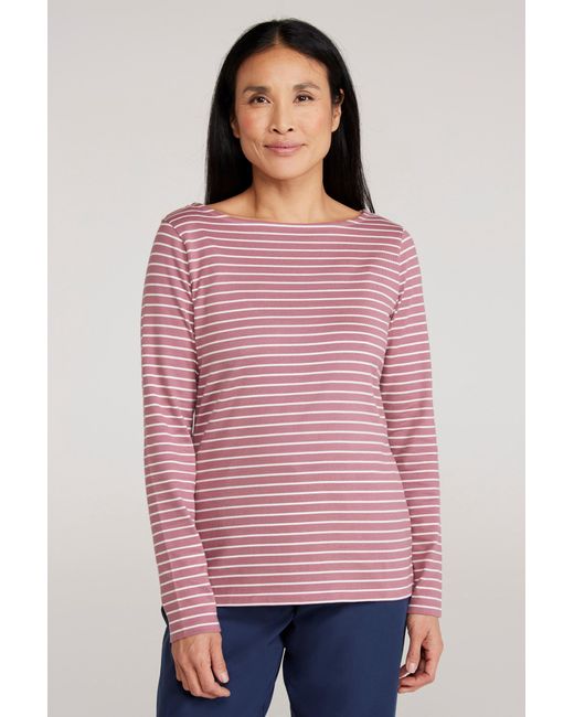 Mountain Warehouse Pink 'St Ives' Top Cotton Crew Neck Breathable Summer Casual Tee