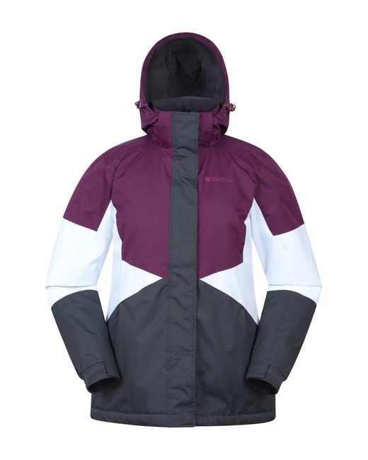 Mountain Warehouse Purple 'Moon' Ski Jacket Snow Proof Insulated Winter Coat