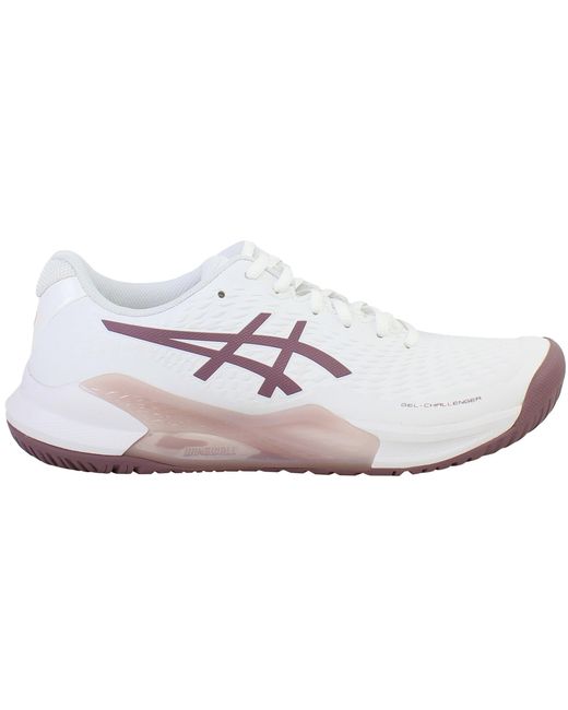 Asics White Gel-Challenger 14 Tennis Shoes
