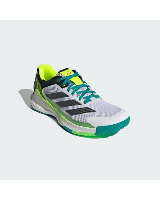 Adidas Originals Green Crazyquick Boost Padel Shoes for men